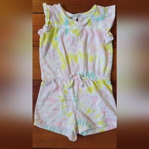 Pastel tie dye  romper